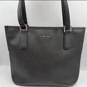 Calvin Klein Dark Gray Tote Bag